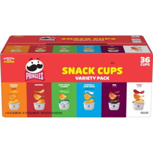 Pringles Potato Crisps Snack Cups, Variety Pack Chips, 0.67 oz., 36 ct.