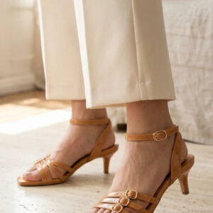 Beige Formal Sandal For Women FR5518