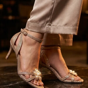 Bronze Formal Sandal For Women FR5519