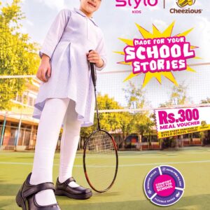 Girls Black Velcro Strap School Shoes SK0086