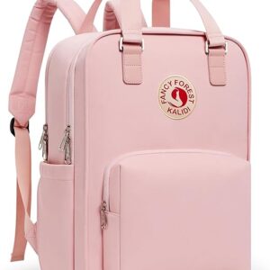 KALIDI 16 Inch Women Laptop Backpack Square Totepack Daypack | 15.6 Inches Business Office Work Daypack Rucksack Travel Airplane Gym Bag Anti Splash Multi Pockets