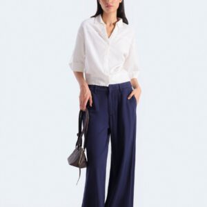 Cropped Wide Leg Pants
