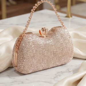 Golden Bridal Clutch P24475